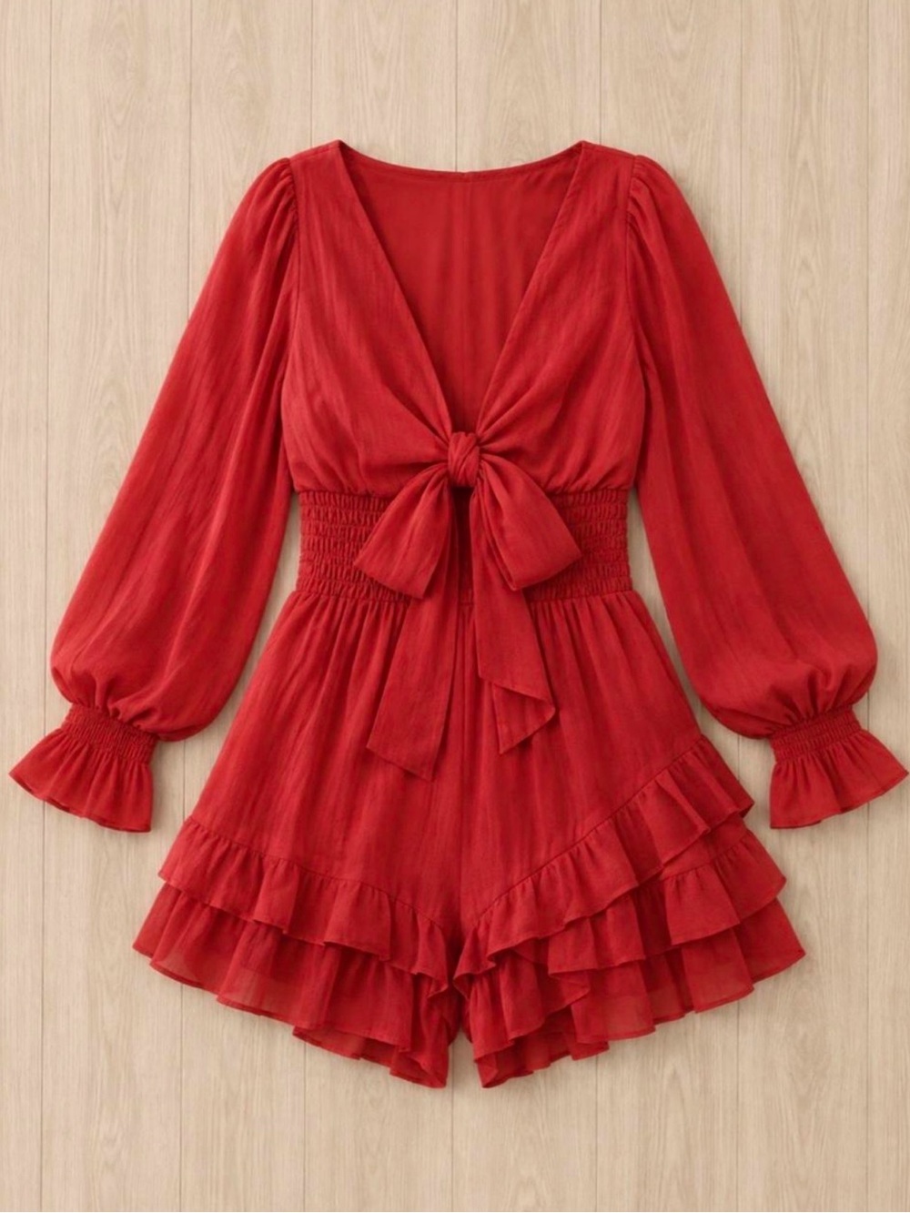 Selfie leslie ruffle mini dress